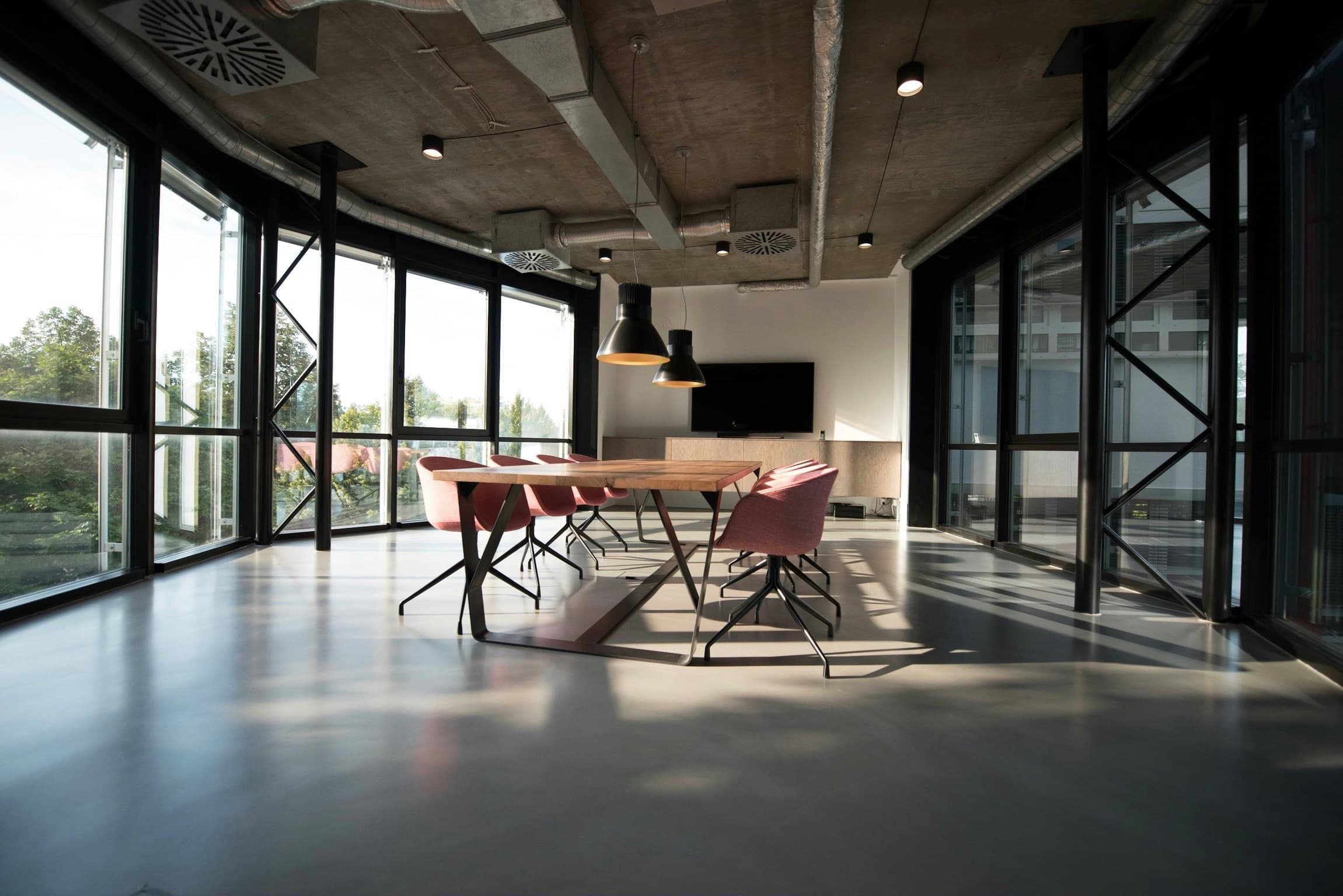 Modern meeting room